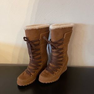 UGG Mason Tall Wedge Laced Boots